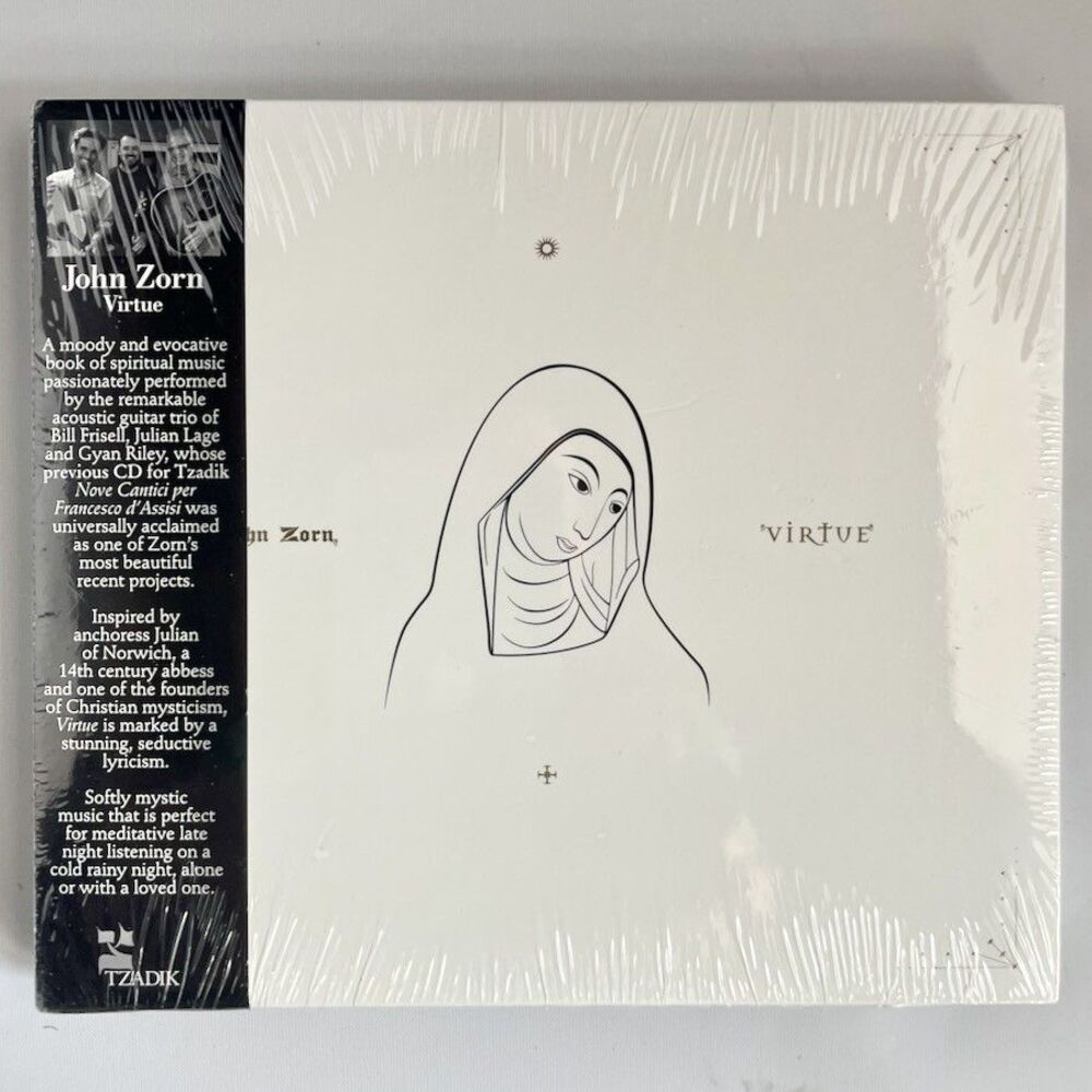 John Zorn – Virtue – Compact Disc, CD, Tzadik, 2020, New, Jazz, Acoustic Trio